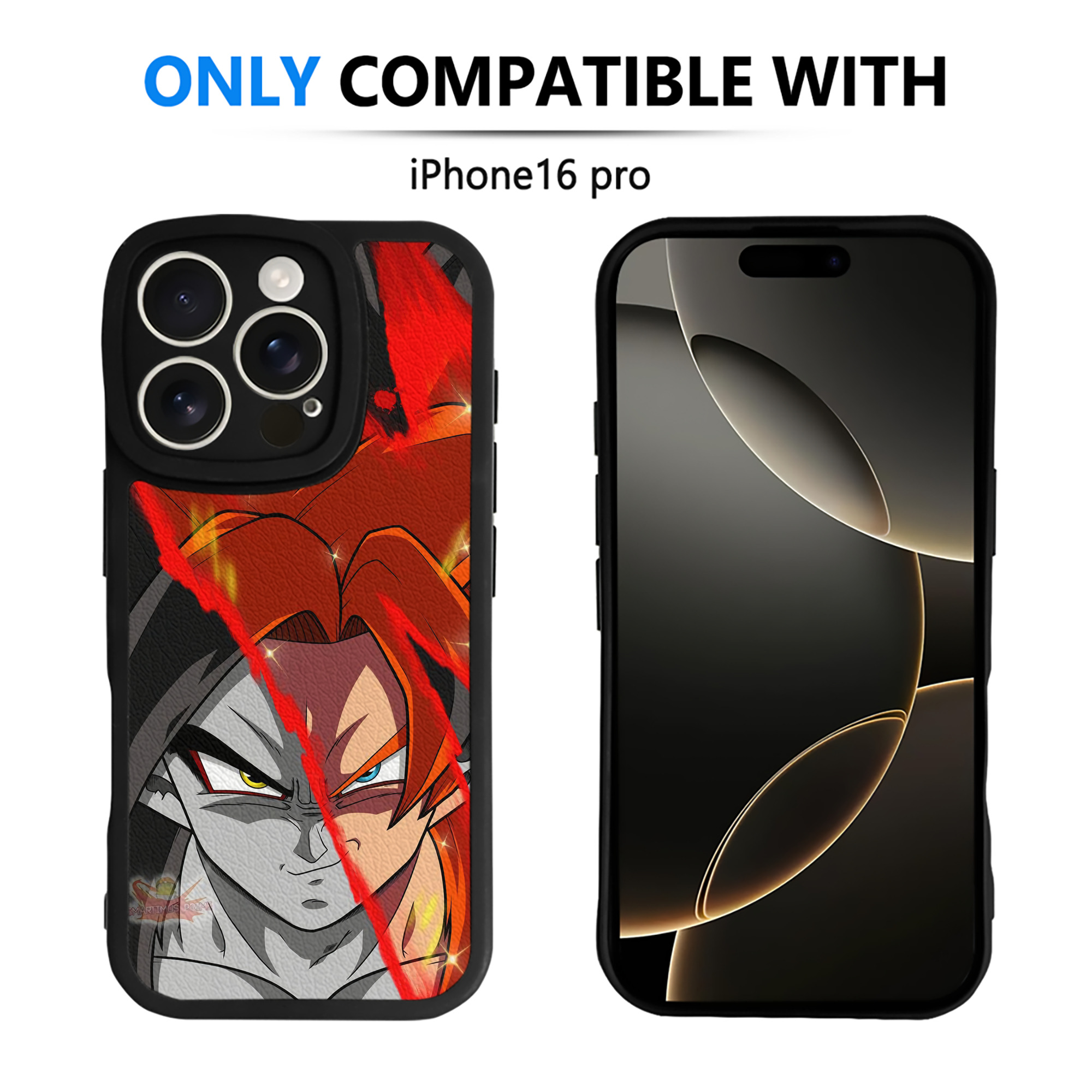 （画像用） ドラゴンボール DRAGON BALL 【iPhone 16シリーズ対応】シリコンスマホケース（レザー調） 材質：シリコン